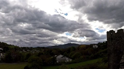 Conwy view, Wales, UK Stock-Footage 77887468