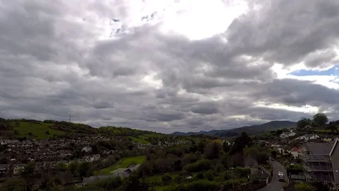 Conwy view, Wales, UK Stock Footage 77887617