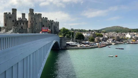 Conwy Wales Stock Footage 222546636