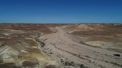 Coober Pedy - Breakaways Driving Stock Footage 106393307