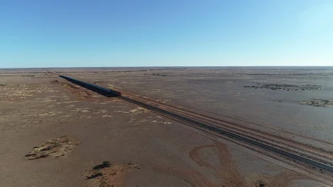 Coober Pedy - The Ghan Stock Footage 106385106