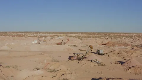 Coober Pedy Opal Fields Stock Footage 127209008