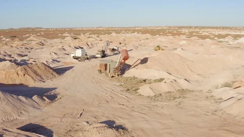 Coober Pedy Opal Fields Stock Footage 127227954