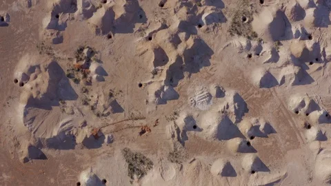 Coober Pedy Opal Fields Stock Footage 127231234