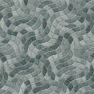 Cooblestone flooring. Seamless repeating pattern. Stock Illustration