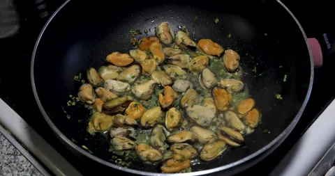 Coocking in the pan Stock-Footage 136133816