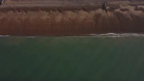 Cooden Beach Waves Stock Footage 163325995