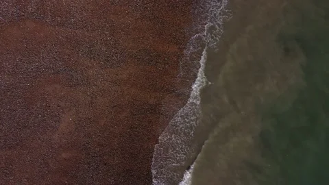 Cooden Beach Waves Stock Footage 163326027