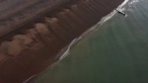 Cooden Beach Waves Stock Footage 163326079