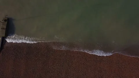 Cooden Beach Waves Stock Footage 163326244