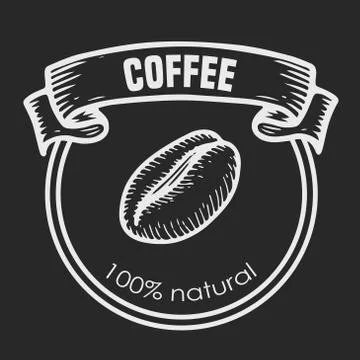 Cooffee label Stock Illustration