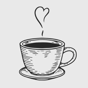 Cooffee label Stock Illustration