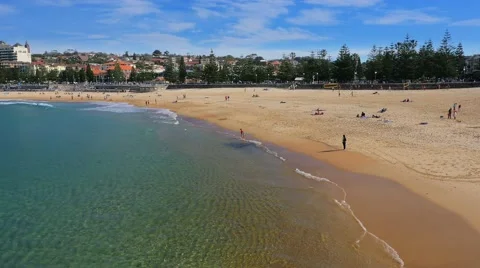 Coogee Beach, Sydney in 4k Stock Footage 51210563