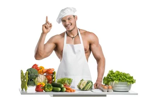 Cook bodybuilder Stock Photos