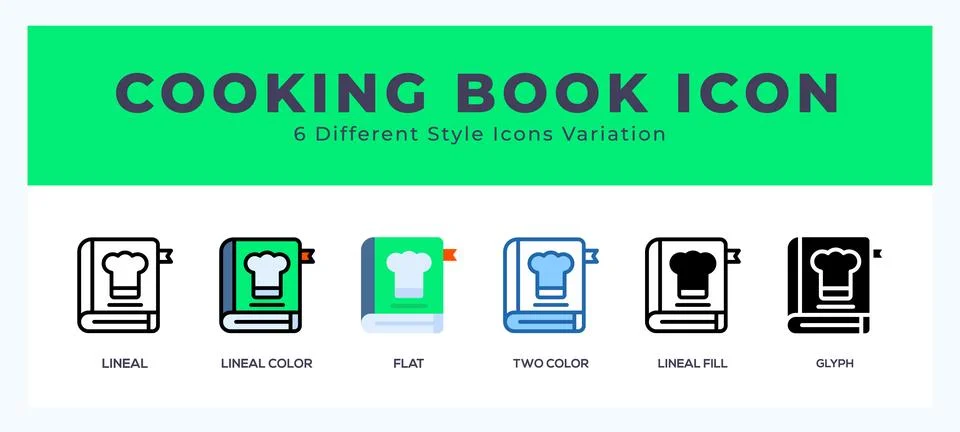Cook book icon vector for web. and mobile app イラスト素材