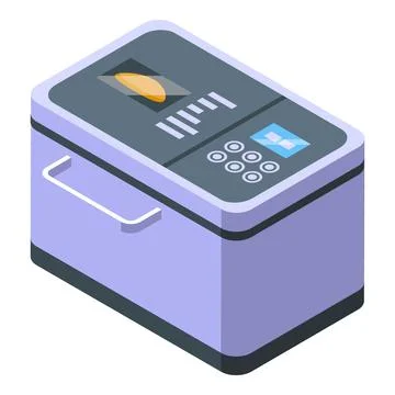 Cook bread icon isometric vector. Oven kitchen Stockillustratie