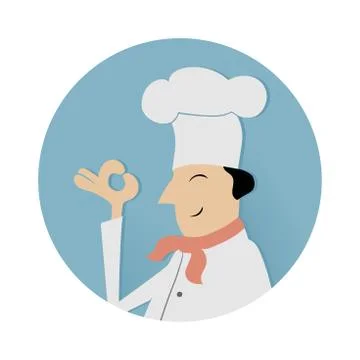 Cook chief symbol Stock Illustration