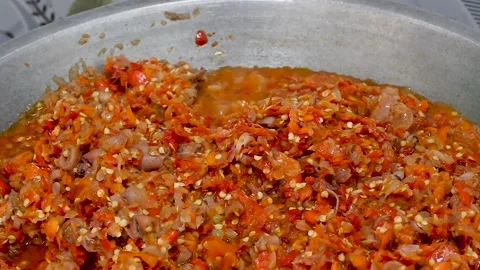 Cook chilies Stock Footage 275324541