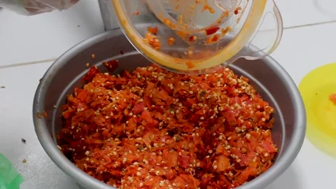 Cook chilies Stock Footage 275324642