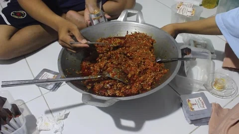 Cook chilies Stock Footage 275325479