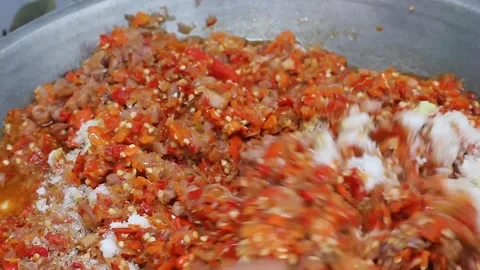 Cook chilies Stock Footage 275326583
