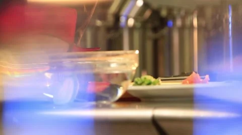 Cook chopped vegetables Stock Footage 49314409