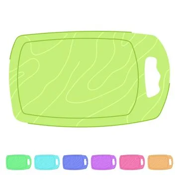Cook chopping board vector cartoon graphic Stock Illustration