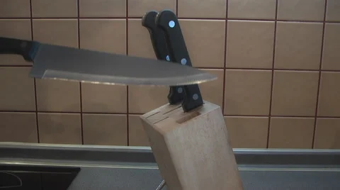 Cook chose knife Video stock 46396251