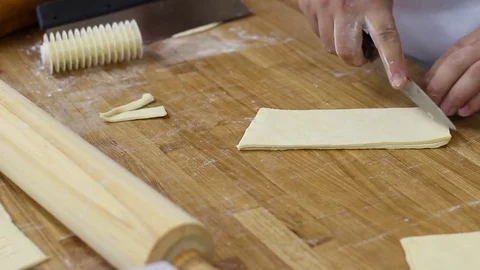 Cook the dough Stock-Footage 72335032