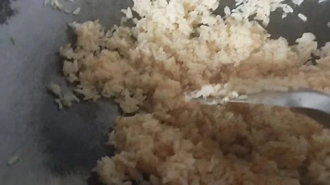 Cook fried rice Stock Footage 225216720