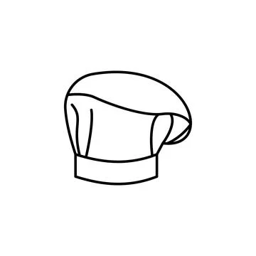 Cook hat icon. Element of hat icon for mobile concept and web apps. Thin line Stock Illustration