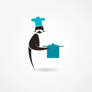 Cook icon Stock Illustration