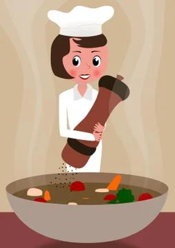 Cook Stock Illustration