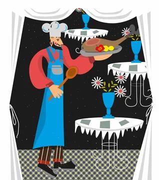 Cook Stock Illustration