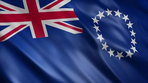 Cook Islands Flag 스톡 동영상 249035175