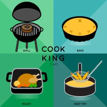 COOK KING TWO Stock Illustration