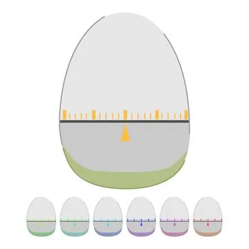 Cook kitchen timer vector cartoon graphic 库存插图