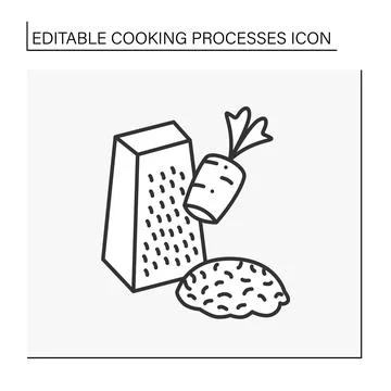 Cook line icon Ilustración de archivo