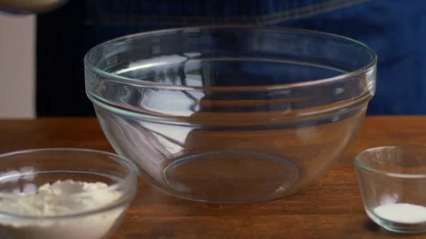Cook making pasta dough Stock Footage 71232372