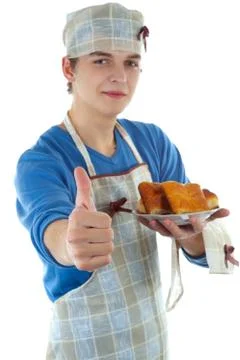 Cook with the pastry Stock Photos