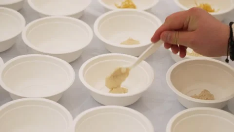 The cook prepares food Stock Footage 170697032