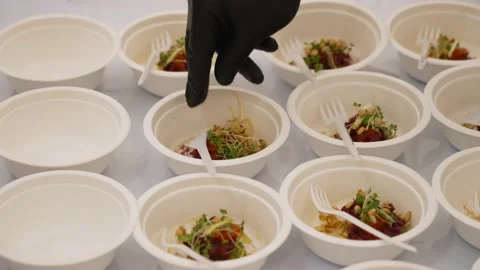 The cook prepares food Stock Footage 170697335