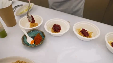 The cook prepares food Stock Footage 170697393