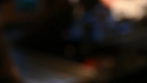 The cook preparing the burning coal Video stock 132530564