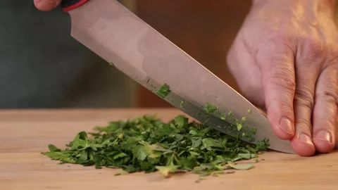 The cook is preparing food. Stock Footage 330807953
