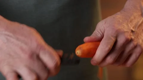 The cook is preparing food. Stock Footage 330807983