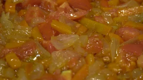 The cook is preparing a vegetable stew Stock Footage 162338114