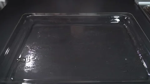 The cook puts the chicken on the brazier. slow motion Stock-Footage 100164933