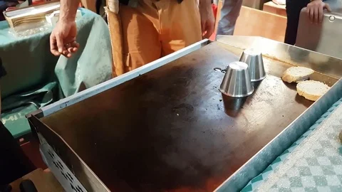 Cook quail eggs Video stock 75166069