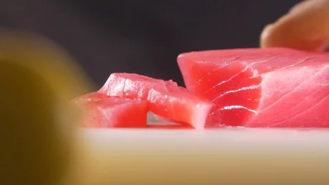 Cook red fish Stock Footage 83346106